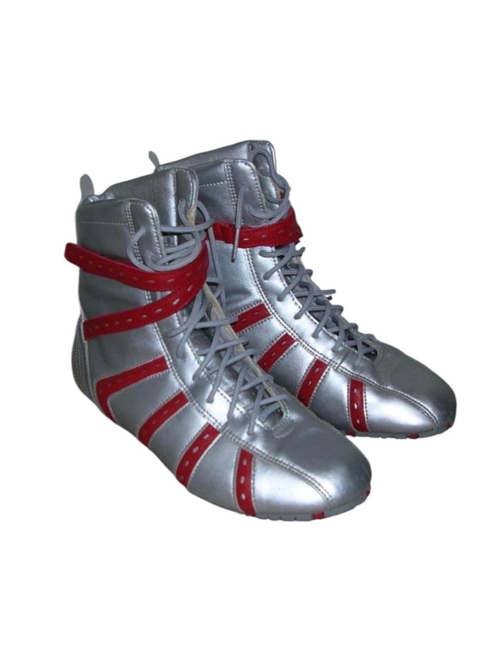 Archive Levi's Silver Boxing Boots Rare Cyberpunk Vintage